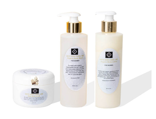 ORGANIC THREE STEP DRY  SKIN CARE SYSTEM -  for WOMEN Five Fragrances-0